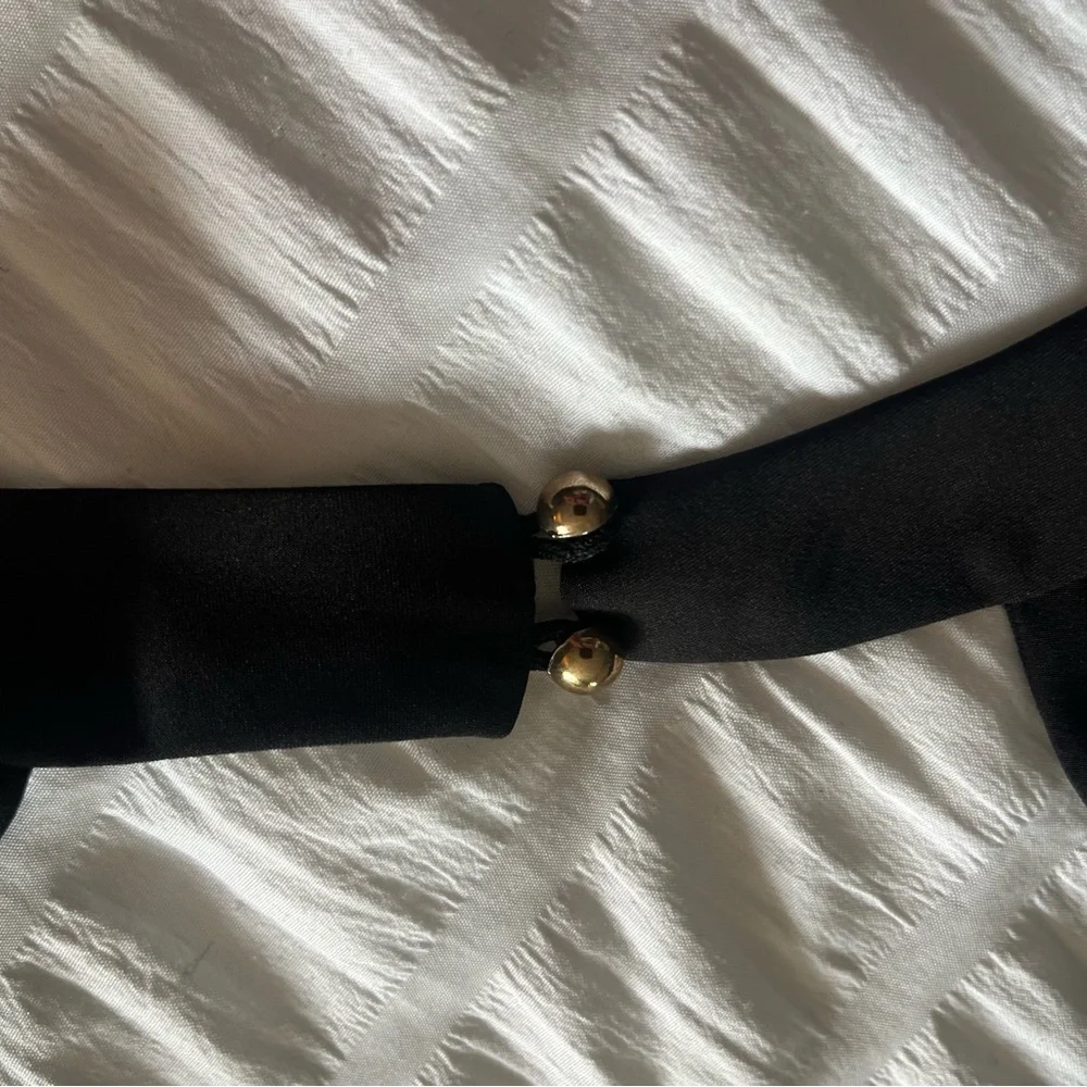 Windsor Black Satin Dress - Picture 6 of 13